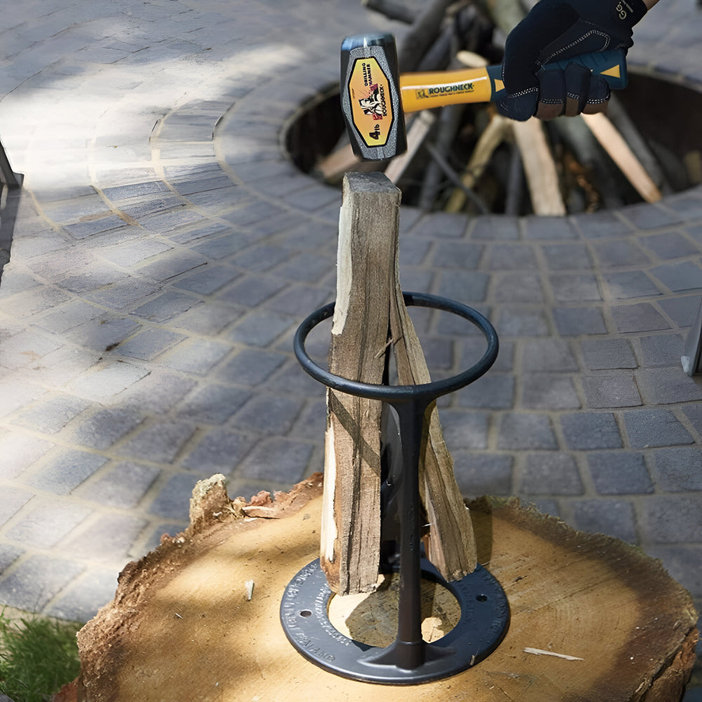 Łuparka Drewna Ręczna Stojąca Żeliwna Kominkowa