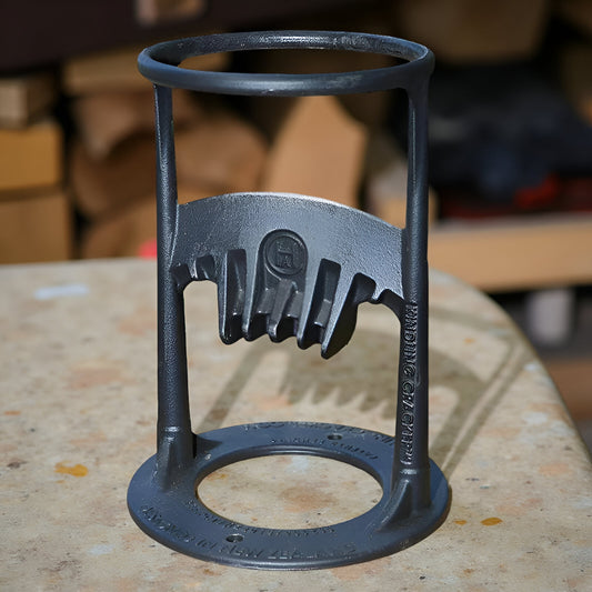 Hand Wood Splitter Standing Cast Iron Fireplace