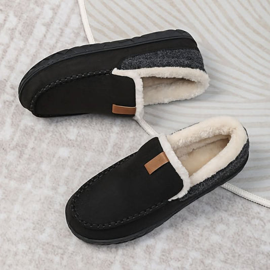 Men's Home Slippers Winter Non-Slip
