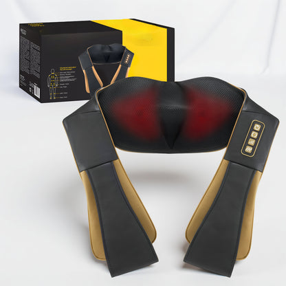 Heated Adjustable Belt Massager for Neck, Back, and Body