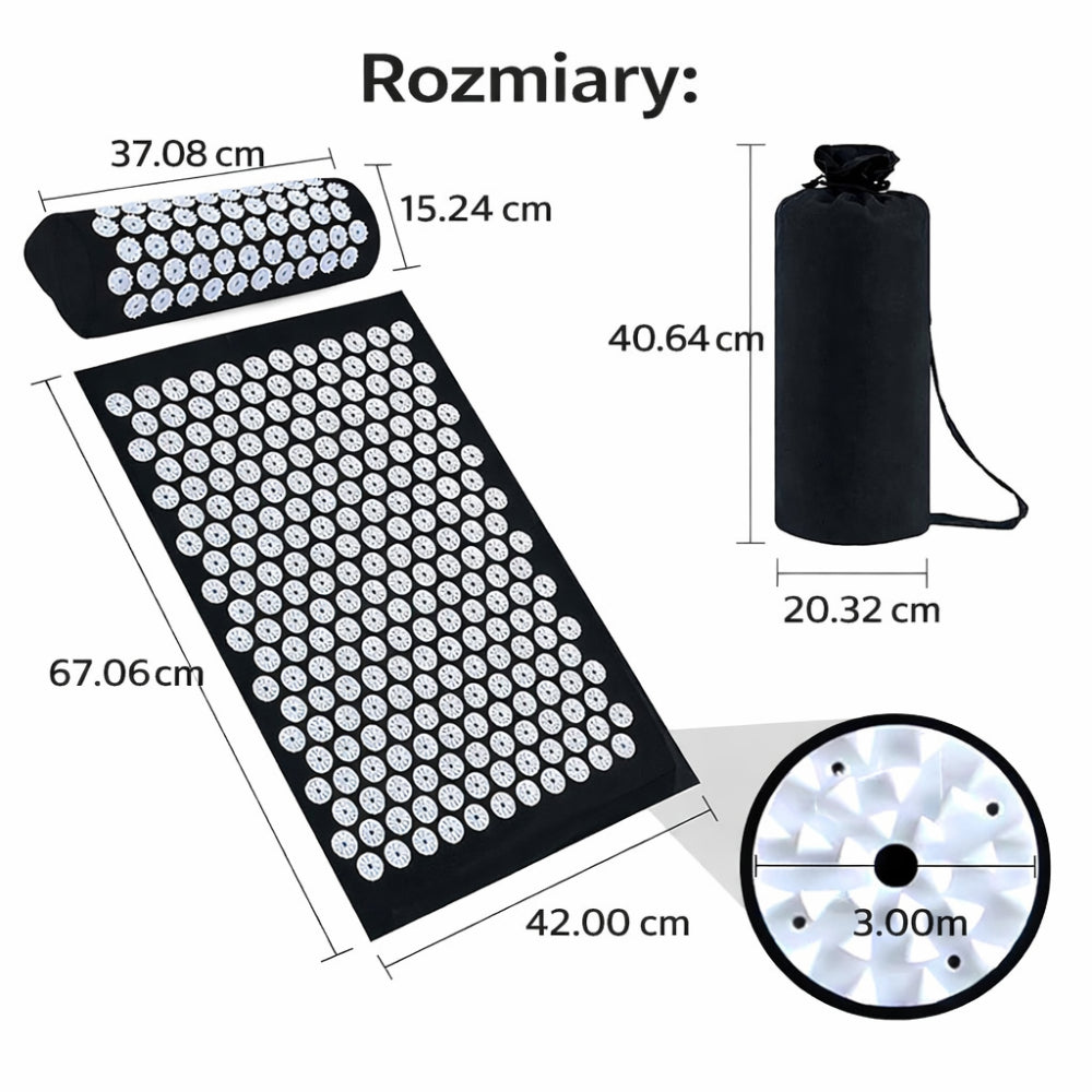 Acupressure Mat Set Massage Pillow