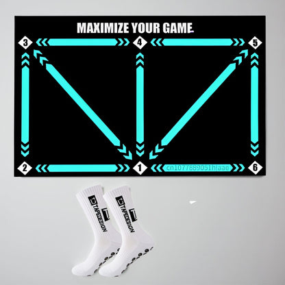 Soccer Training Mat Coordination Home Workout