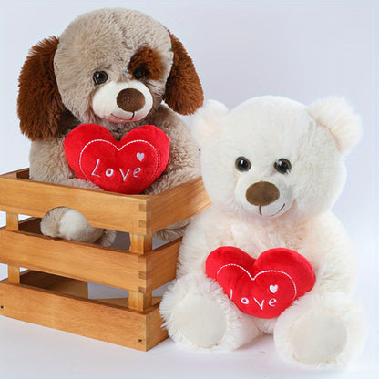 Teddy Bear Heart of Love Decorative Plush Toy