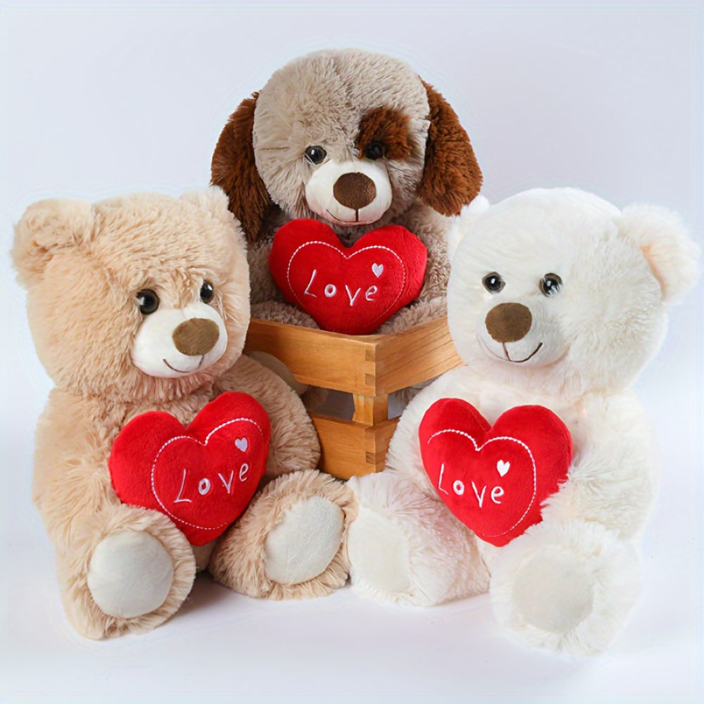 Teddy Bear Heart of Love Decorative Plush Toy