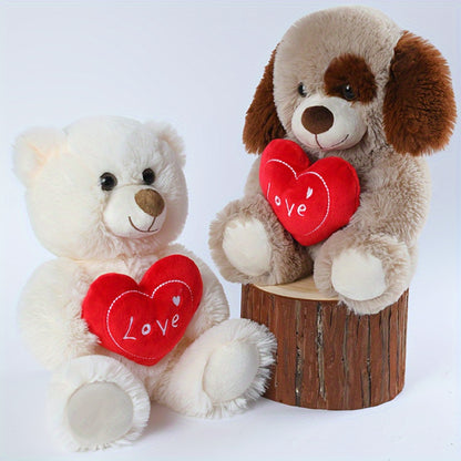 Teddy Bear Heart of Love Decorative Plush Toy