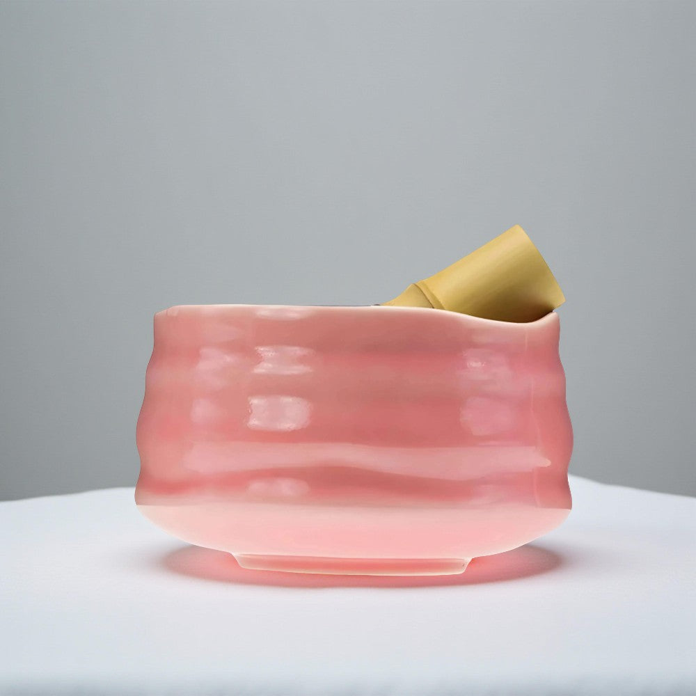 Matcha Bowl Ceramic Pink Tea Ceremony
