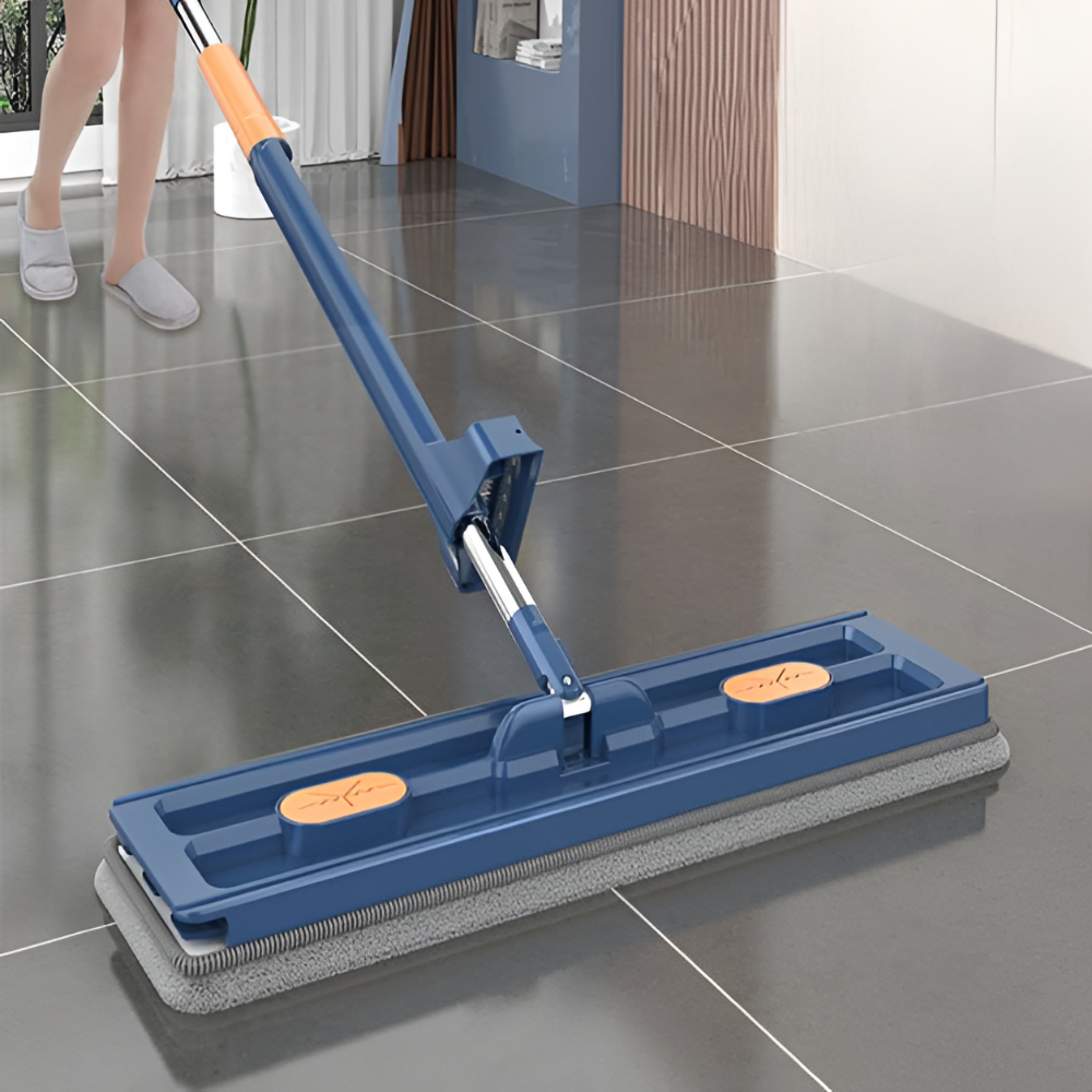 Large Flat Rotating Mop Microfiber Floor Cleaning
