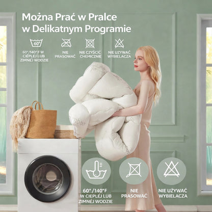 Quilted Mattress Cover Pillow Top Antiallergic