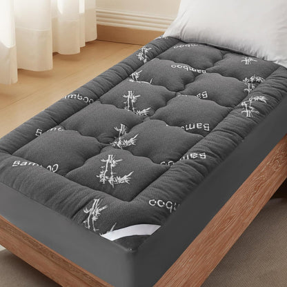 Quilted Mattress Cover Pillow Top Antiallergic