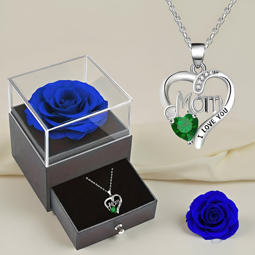 Women's Silver Necklace Heart Elegant with Zirconia