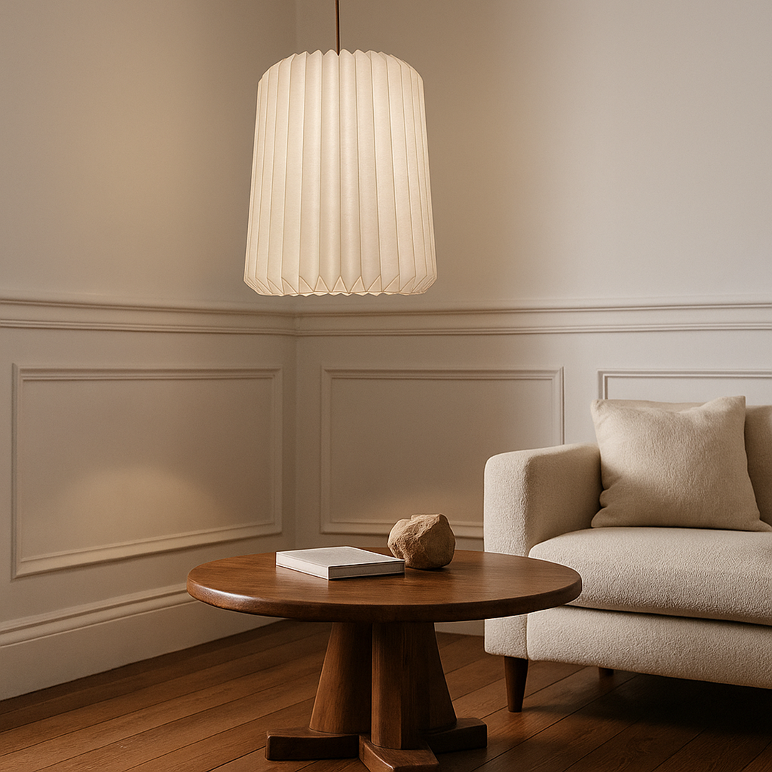 Nordycki Lampion Z Papierowym Kloszem | Stylowy