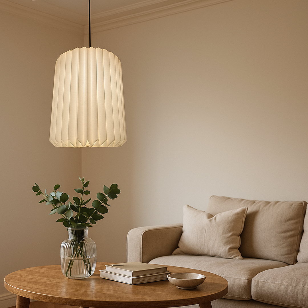 Nordycki Lampion Z Papierowym Kloszem | Stylowy