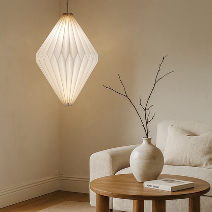 Nordycki Lampion Z Papierowym Kloszem | Stylowy