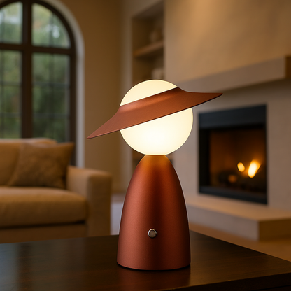 Nowoczesna Bezprzewodowa Lampa Stołowa LED | Funkcja Ładowania