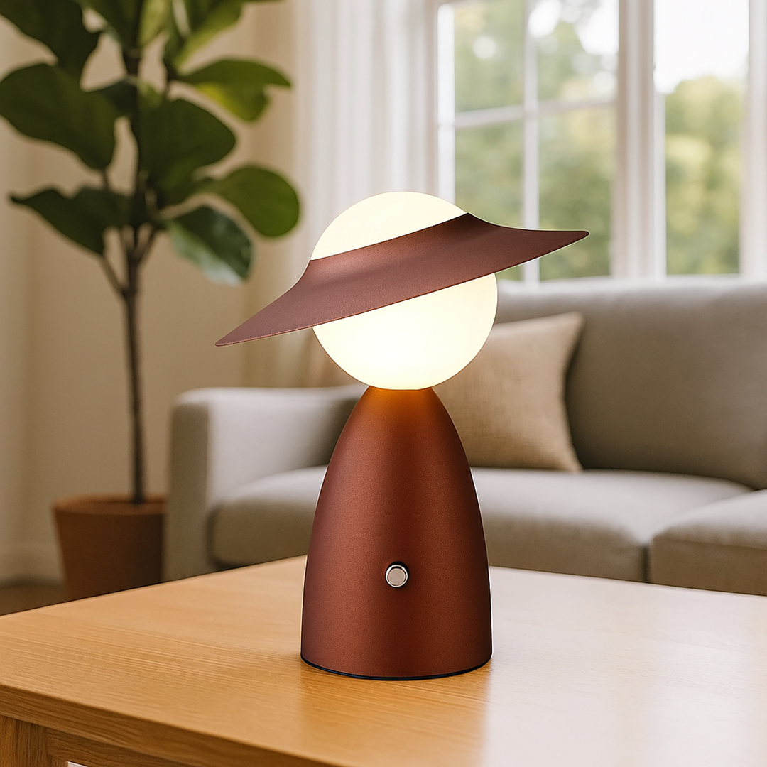 Nowoczesna Bezprzewodowa Lampa Stołowa LED | Funkcja Ładowania