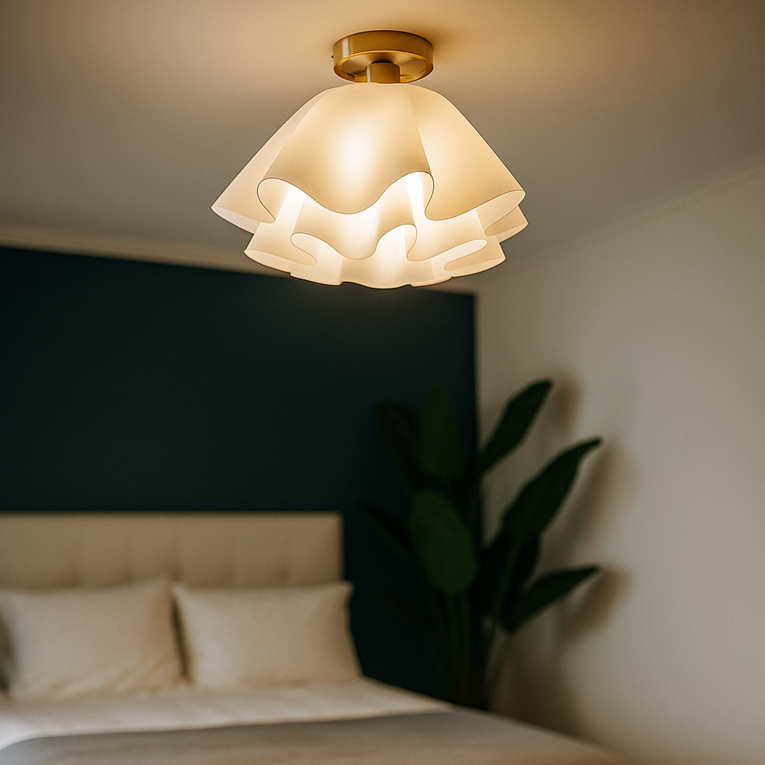 Nowoczesna Biała Lampa Sufitowa | Nowoczesne Wnętrze