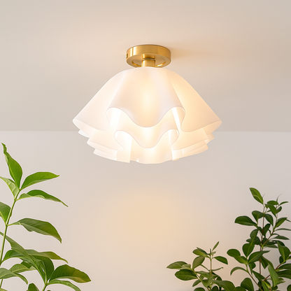 Nowoczesna Biała Lampa Sufitowa | Nowoczesne Wnętrze