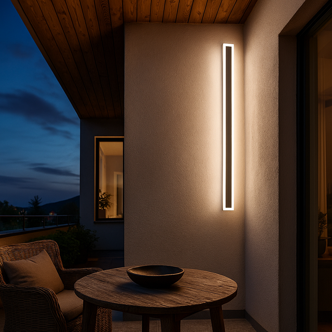 Nowoczesna Lampa Ścienna Belka | Pionowy Design