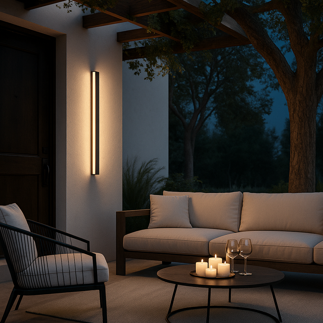 Nowoczesna Lampa Ścienna Belka | Pionowy Design