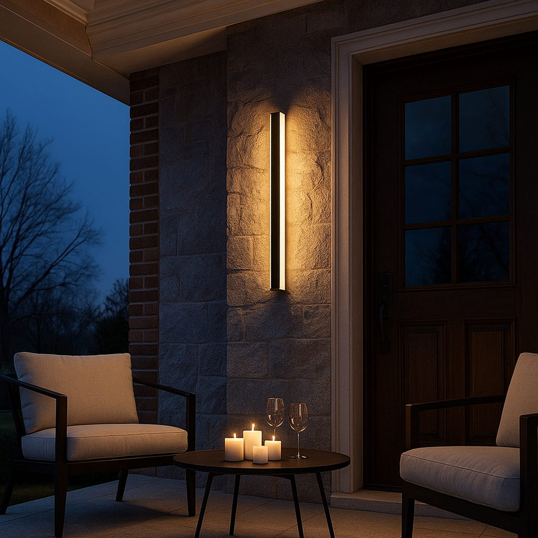 Nowoczesna Lampa Ścienna Belka | Pionowy Design