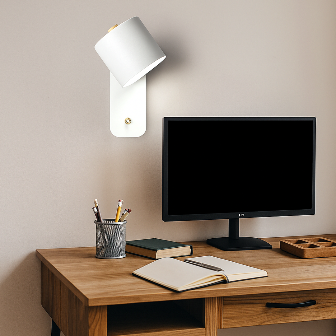 Nowoczesna Lampa Ścienna LED | Z Przełącznikiem