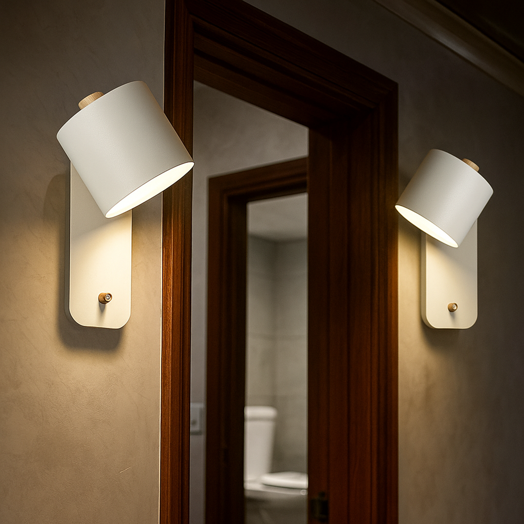 Nowoczesna Lampa Ścienna LED | Z Przełącznikiem