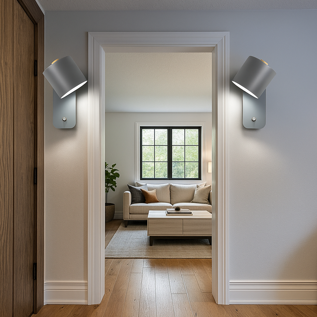 Nowoczesna Lampa Ścienna LED | Z Przełącznikiem