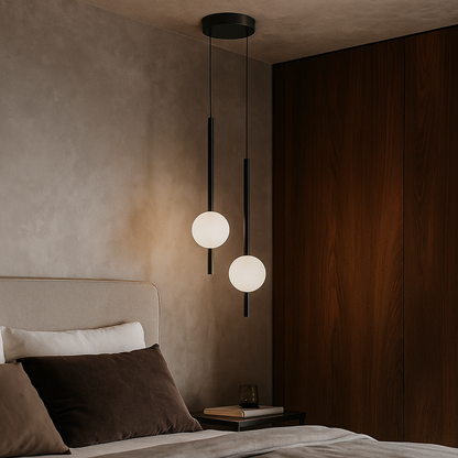 Nowoczesna Lampa Wisząca | Sypialnia