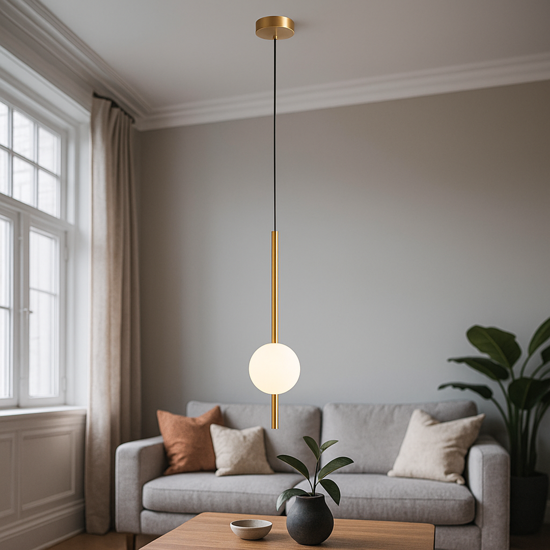 Nowoczesna Lampa Wisząca | Sypialnia