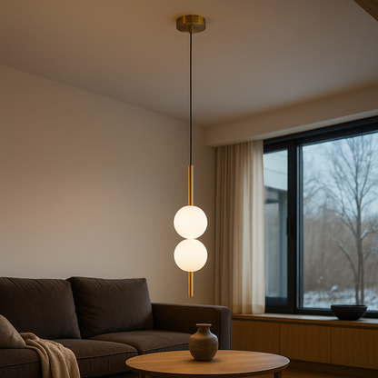 Nowoczesna Lampa Wisząca | Sypialnia