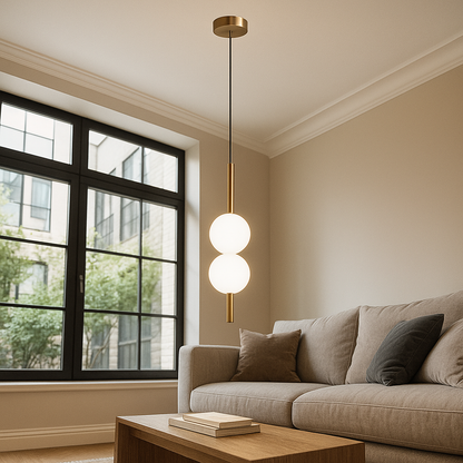 Nowoczesna Lampa Wisząca | Sypialnia