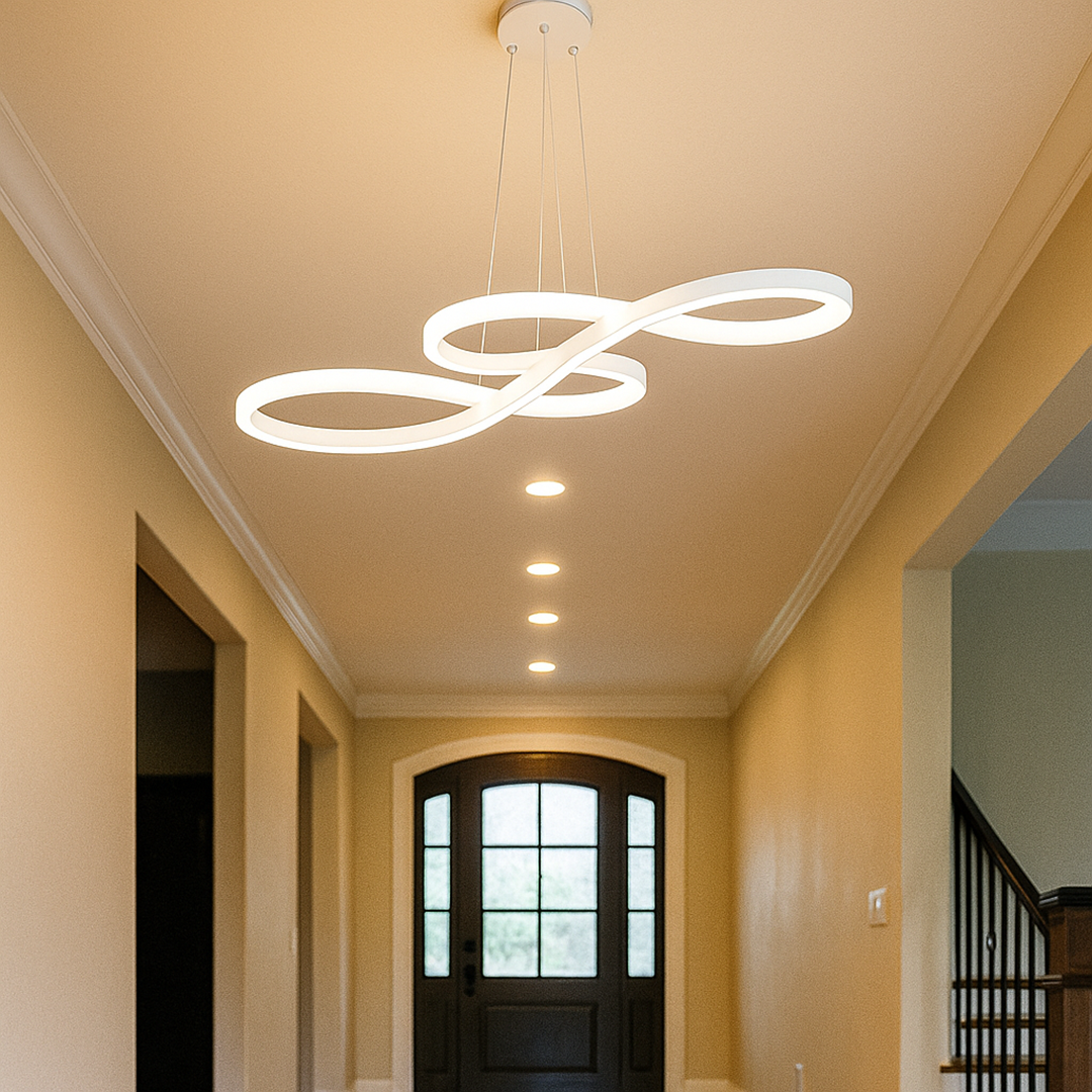 Nowoczesna Lampa Wisząca Z Nutami Muzycznymi | LED