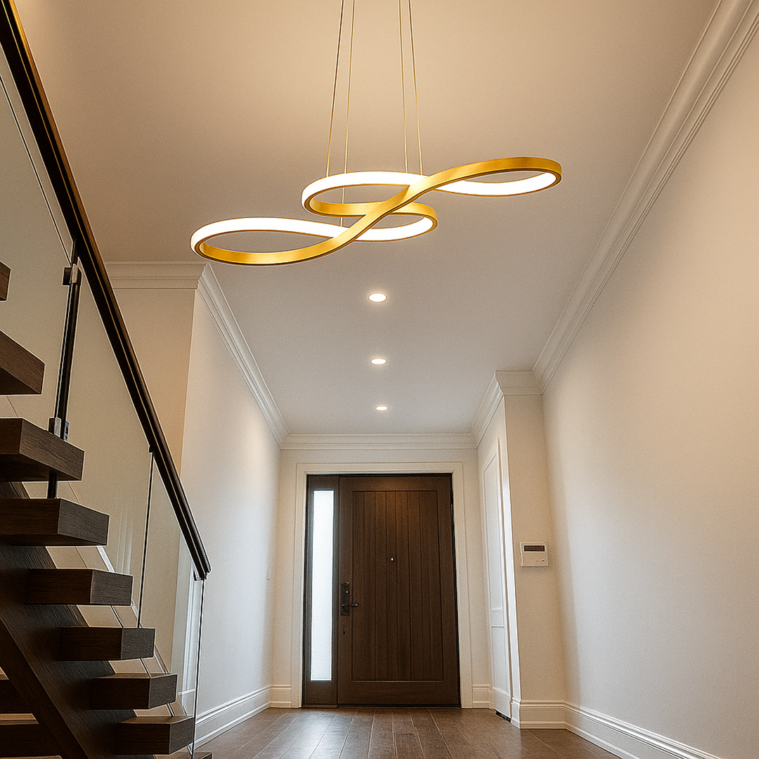 Nowoczesna Lampa Wisząca Z Nutami Muzycznymi | LED