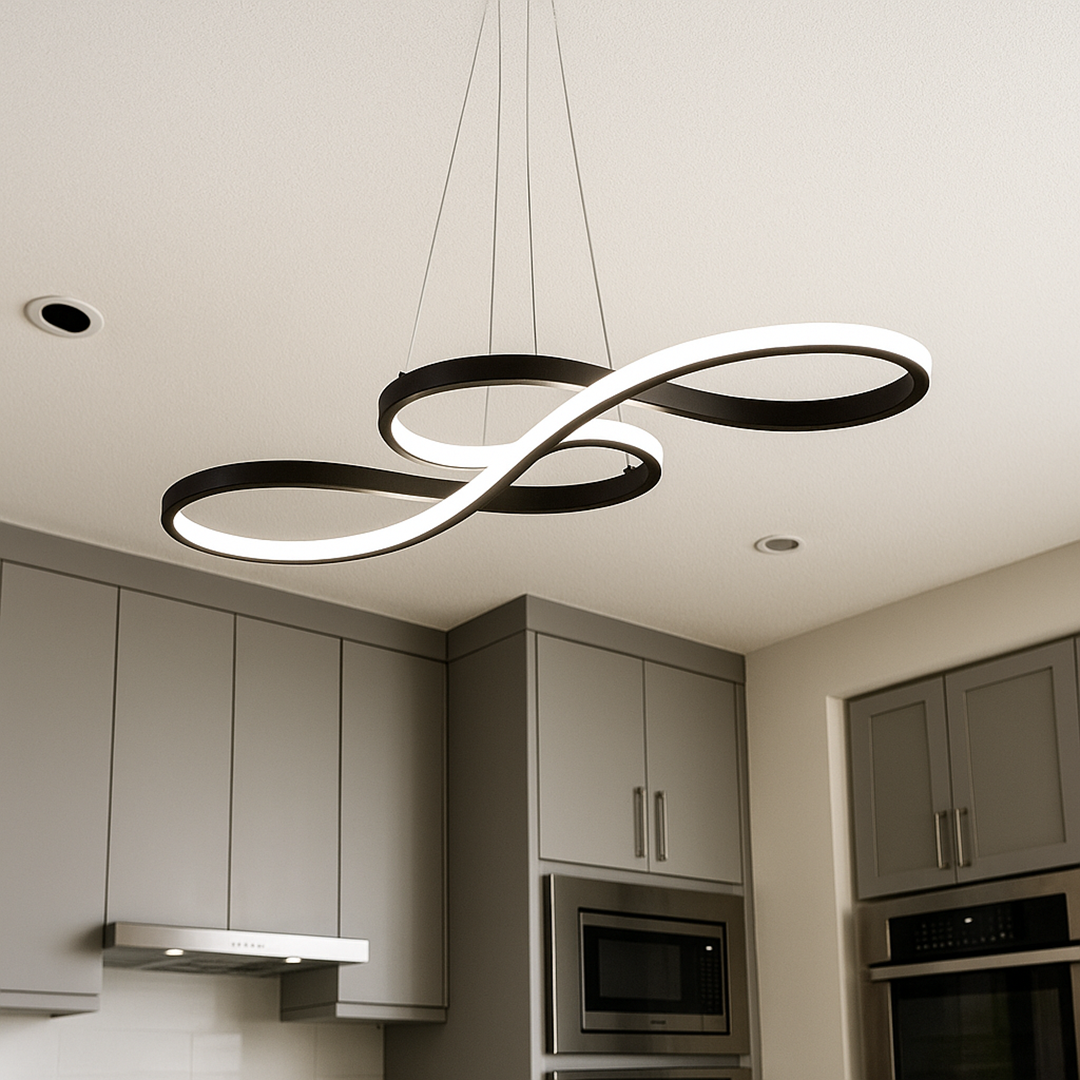 Nowoczesna Lampa Wisząca Z Nutami Muzycznymi | LED