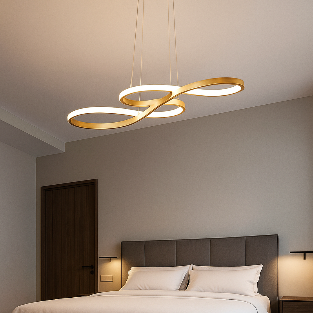 Nowoczesna Lampa Wisząca Z Nutami Muzycznymi | LED