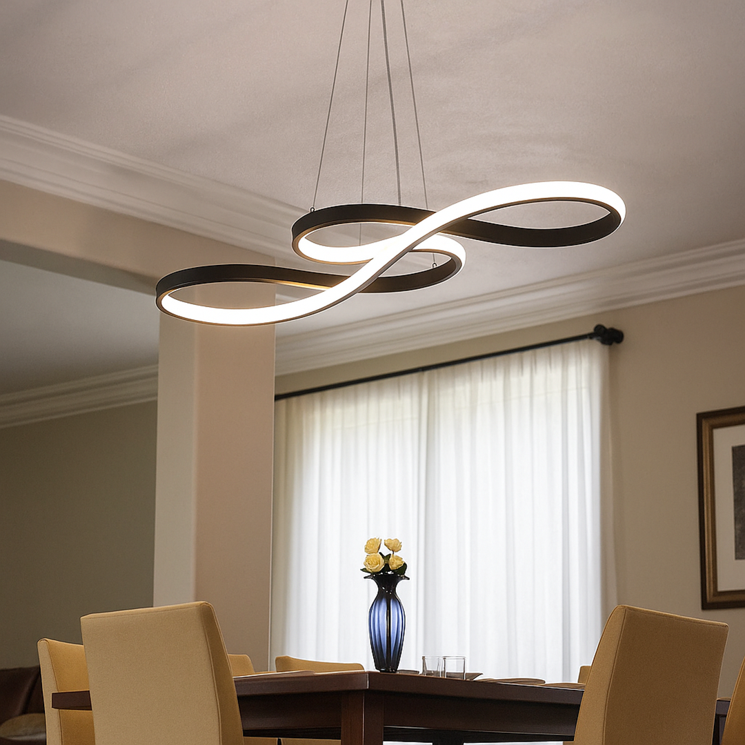 Nowoczesna Lampa Wisząca Z Nutami Muzycznymi | LED