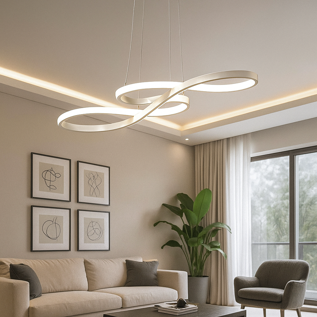 Nowoczesna Lampa Wisząca Z Nutami Muzycznymi | LED