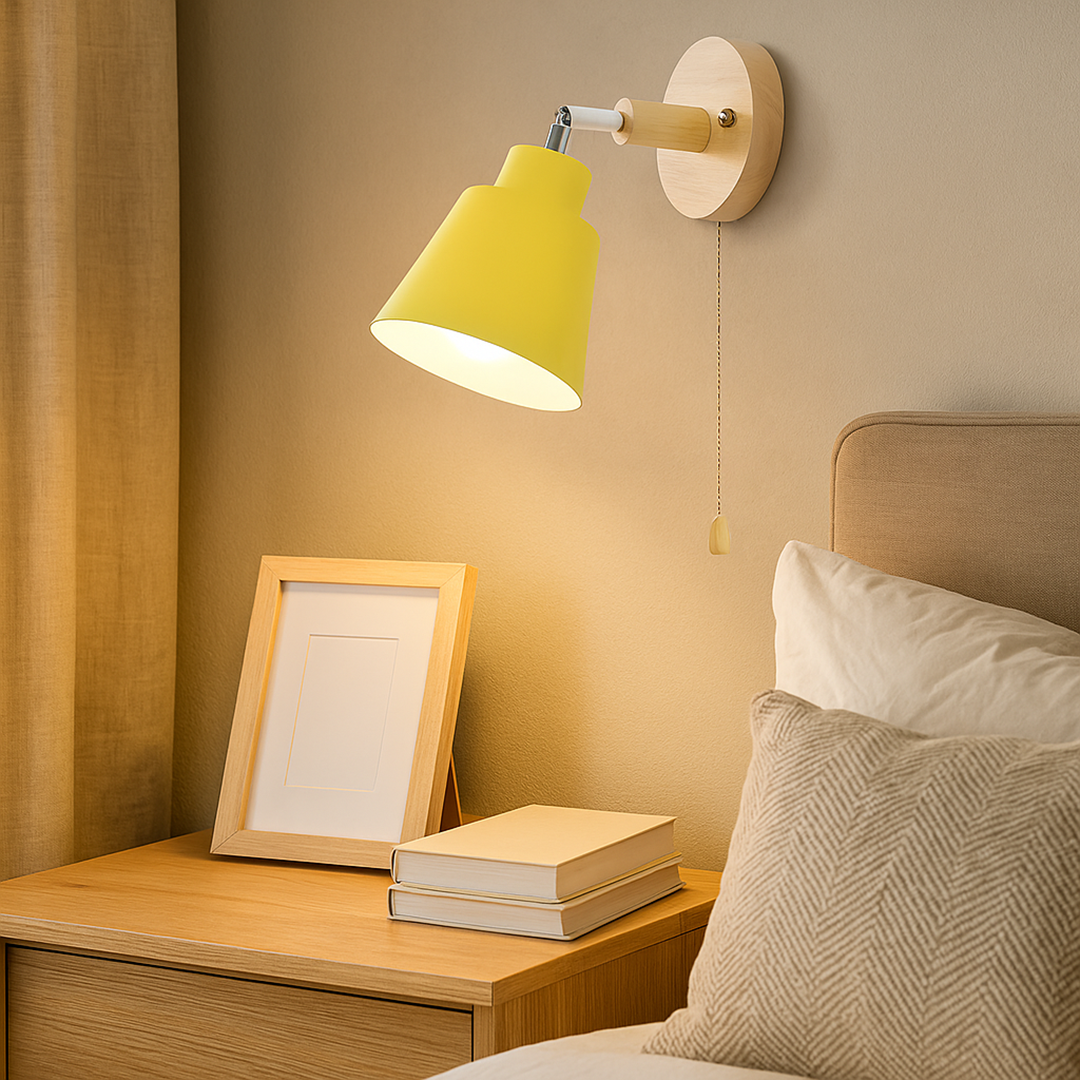 Nowoczesna Obracana Lampa Ścienna | Z Bloczkami