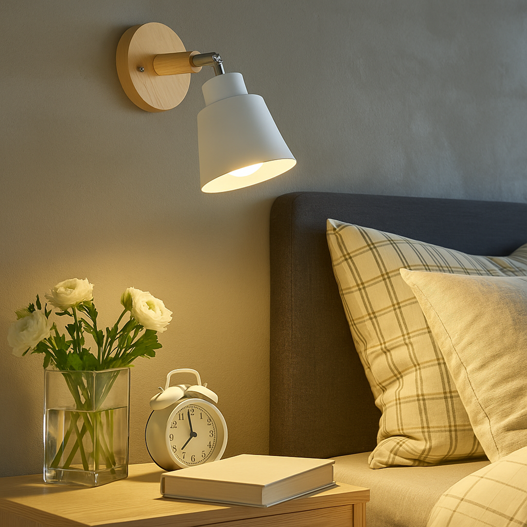 Nowoczesna Obracana Lampa Ścienna | Z Bloczkami