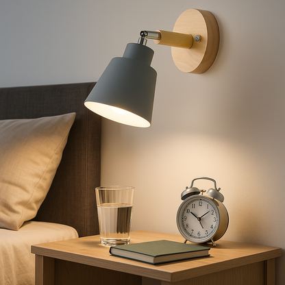 Nowoczesna Obracana Lampa Ścienna | Z Bloczkami