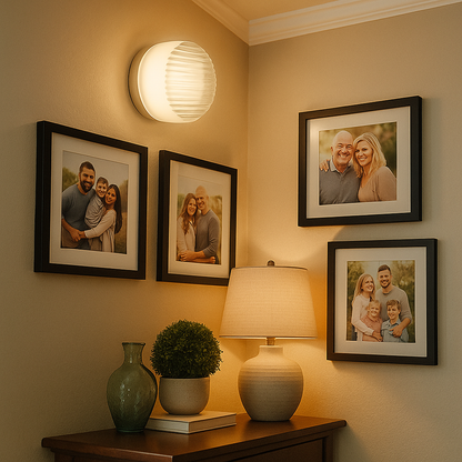 Nowoczesna Okrągła Lampa Sufitowa | Natynkowa