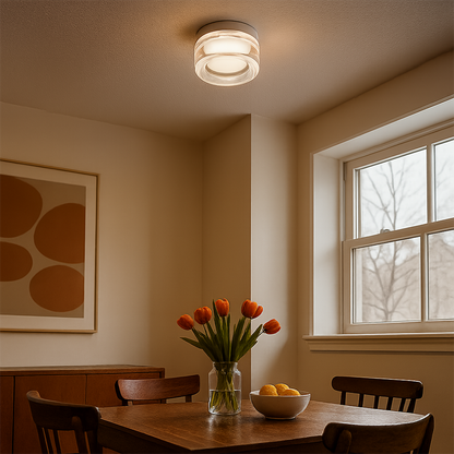 Nowoczesna Okrągła Lampa Sufitowa | Natynkowa