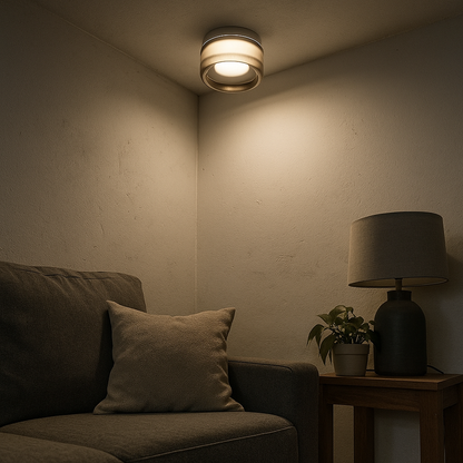 Nowoczesna Okrągła Lampa Sufitowa | Natynkowa