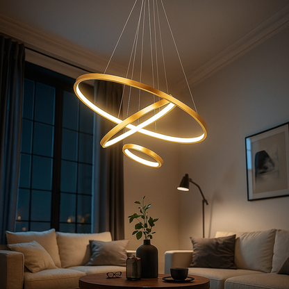 Nowoczesna Okrągła Lampa Sufitowa | Nowoczesne Wnętrze