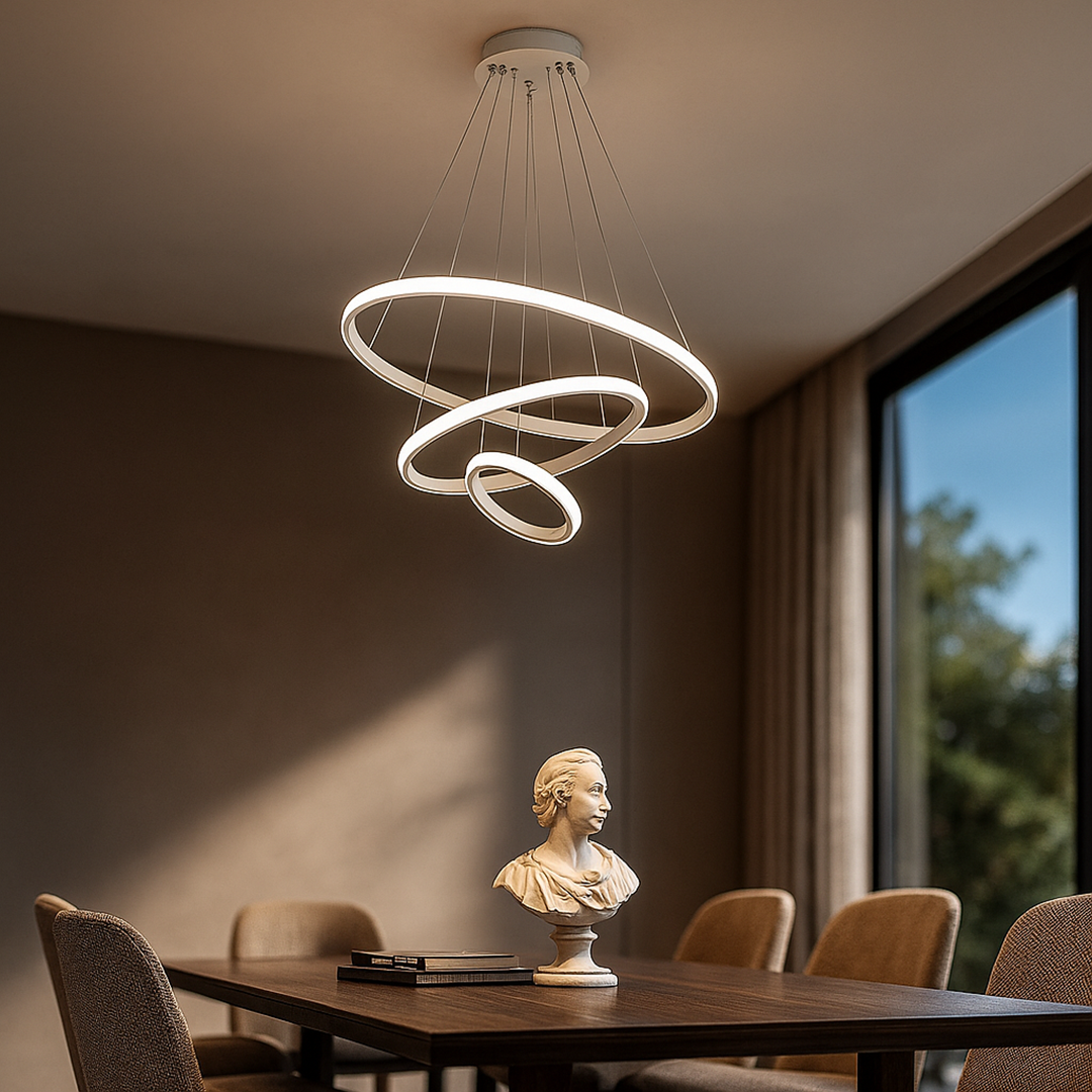 Nowoczesna Okrągła Lampa Sufitowa | Nowoczesne Wnętrze