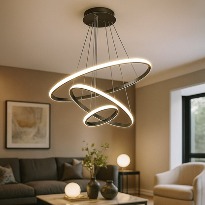 Nowoczesna Okrągła Lampa Sufitowa | Nowoczesne Wnętrze