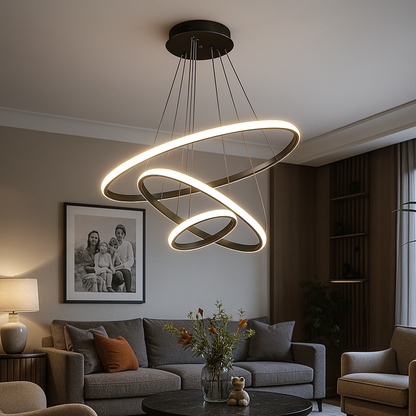 Nowoczesna Okrągła Lampa Sufitowa | Nowoczesne Wnętrze