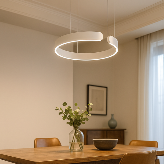 Nowoczesna Okrągła Lampa Wisząca | Oświetlenie LED