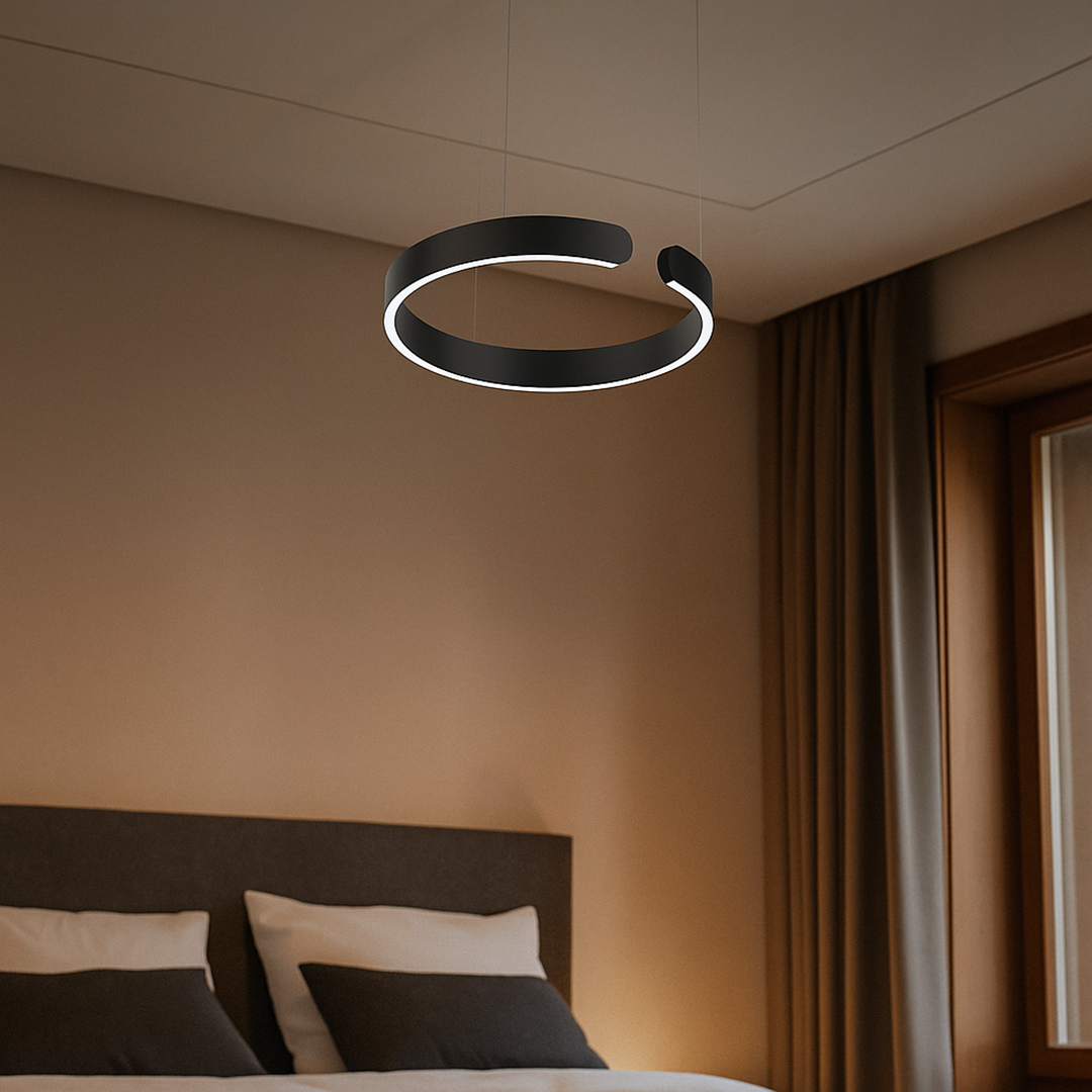 Nowoczesna Okrągła Lampa Wisząca | Oświetlenie LED