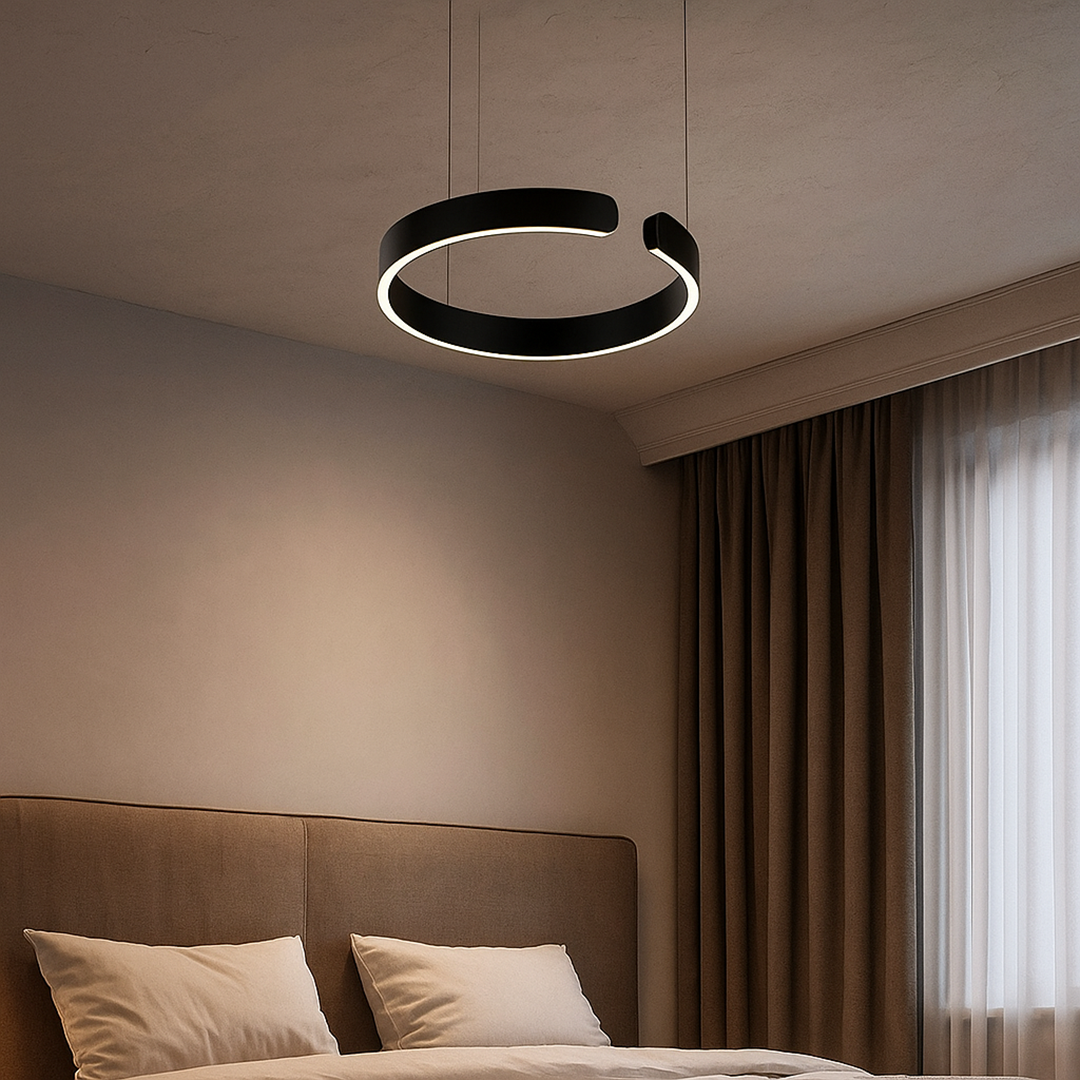 Nowoczesna Okrągła Lampa Wisząca | Oświetlenie LED